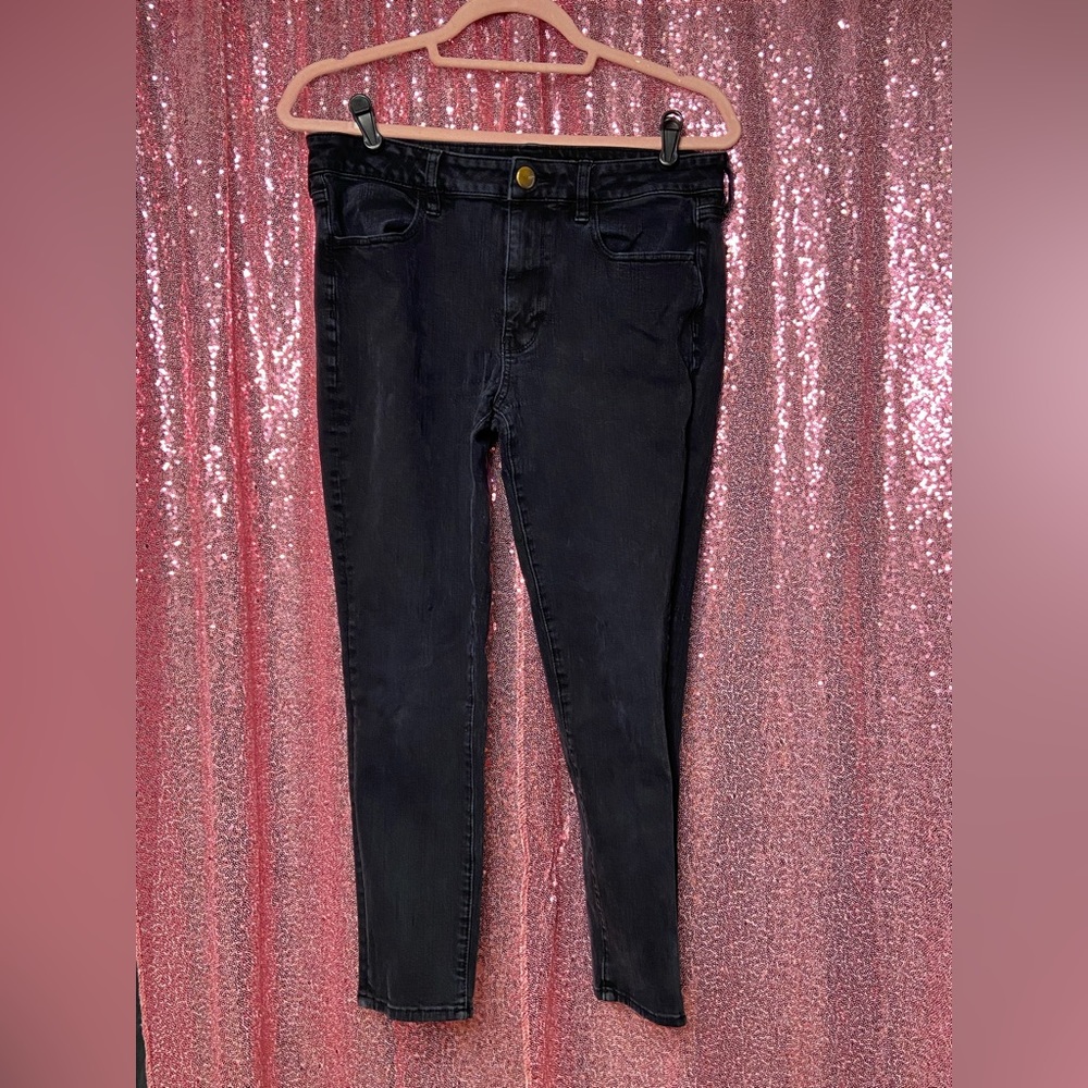 Black AEO hi-Rise jegging